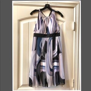 Max & Cleo chiffon cocktail dress. Size 6